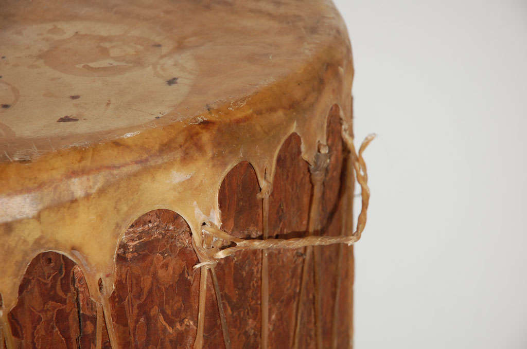 19THC INDIAN CEREMONIAL DRUM FROM GALLOP , NEW MEXICO/SW MUSEUM 3