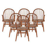 1950
S HOLMAN CO. HAND MADE MATCHING ARM CHAIRS/SET OF SIX