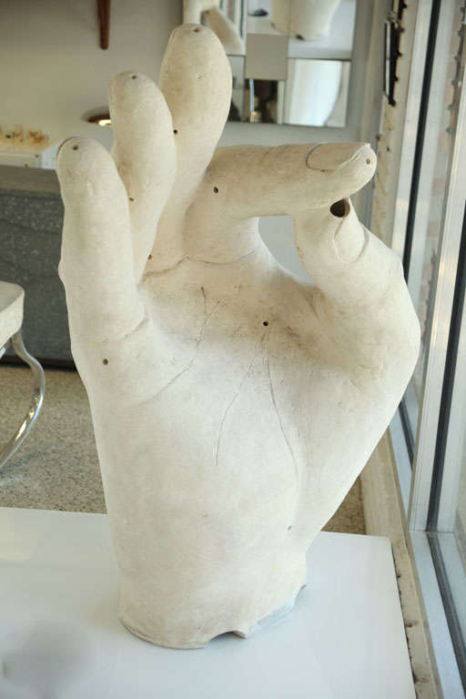 Huge Ceramic Hand Sculpture at 1stDibs