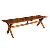 Large Sawbuck Table