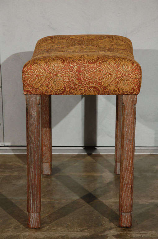 English 1937 Coronation Stool In Good Condition For Sale In Culver City, CA