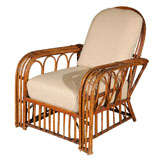 Antique Wicker and Rattan Arm Chair