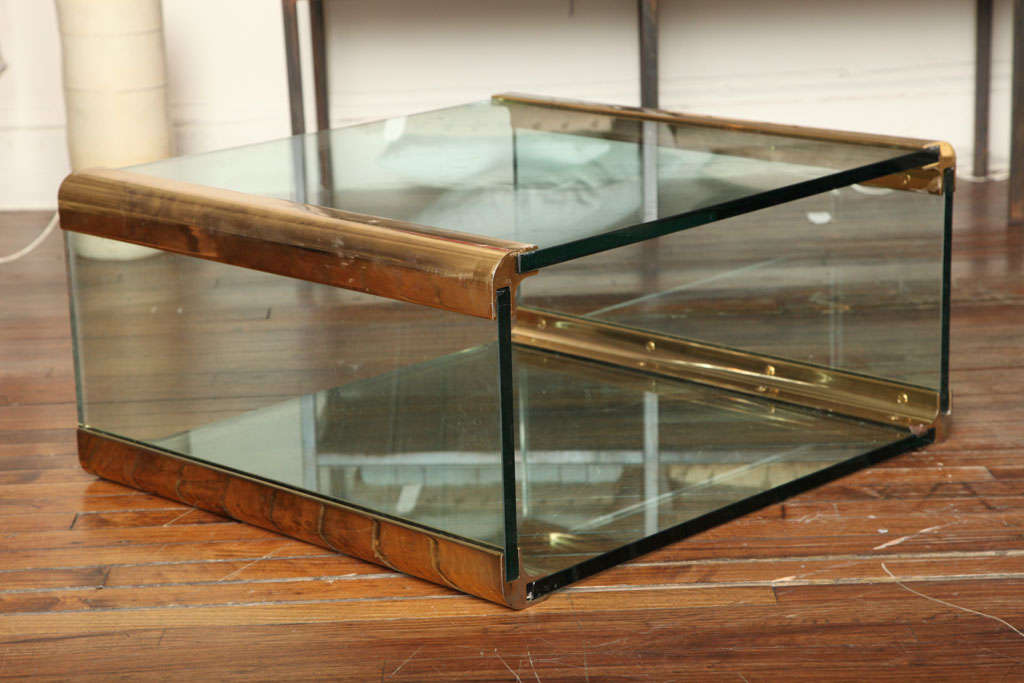 Bronze and Glass Coffee Table 4