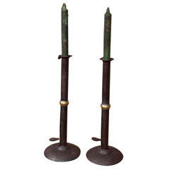 Antique Pair of Candlesticks
