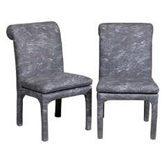 Set of Six Dining Chairs by Milo Baughman for Thayer Coggin