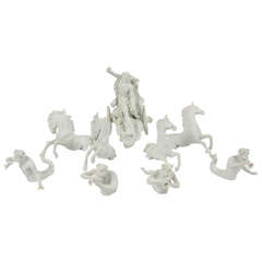 Vincennes Porcelain Surtout de Table Fontain de Appolon 3
