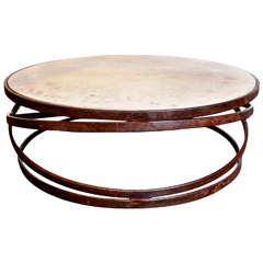 Antique Ring of Commerce Coffee Tables, circa 1900