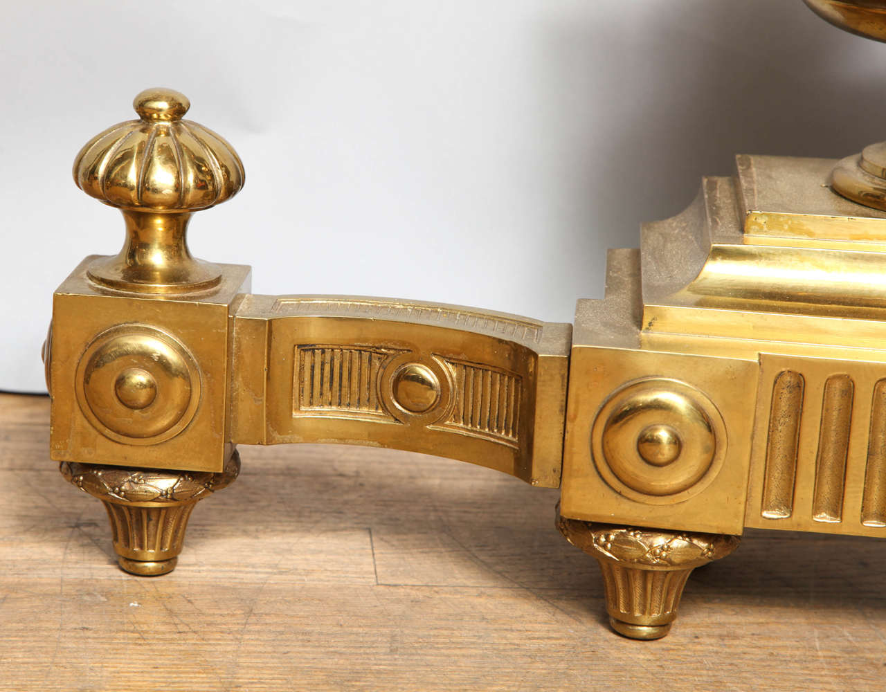 A Pair of Louis XVI Style Andirons 1