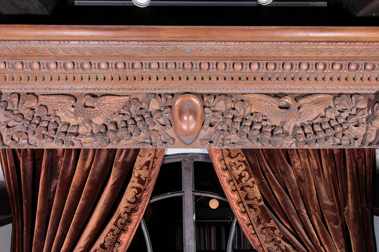 American Widener Walnut Over-Door