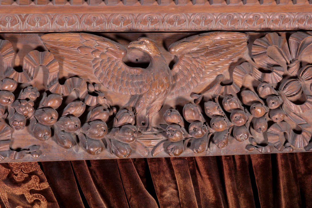 Widener Walnut Over-Door In Excellent Condition In New York, NY