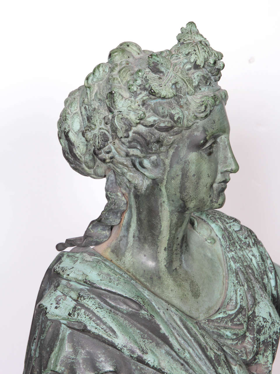 Bronze Figure of a Woman and Child Representing Autumn For Sale 1