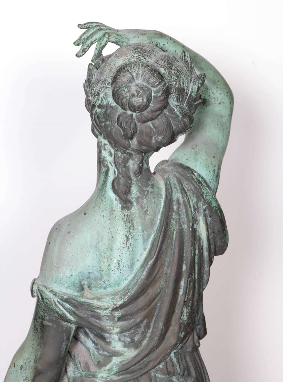 Bronze Figure of a Woman and Child Representing Spring For Sale 2