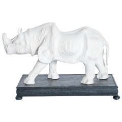 Papier-mâché Model of a Rhino