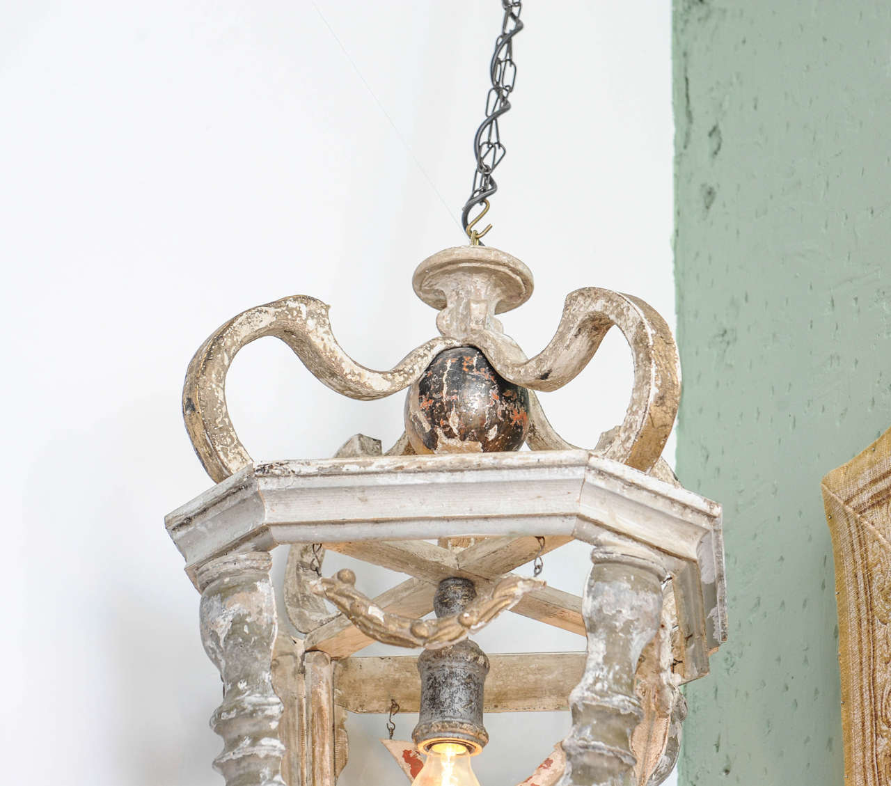 20th Century French Lantern Made of 18th and 19th Century Elements 4