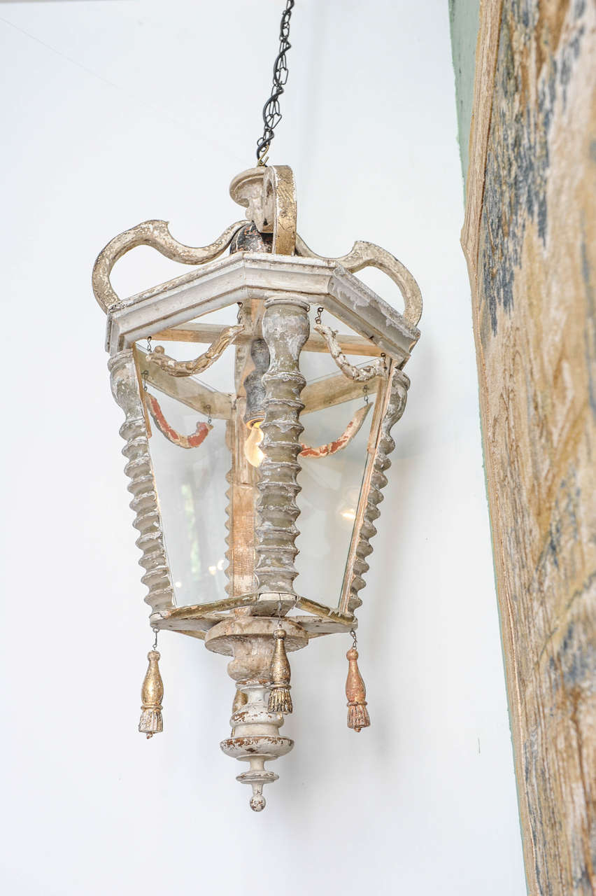 20th Century French Lantern Made of 18th and 19th Century Elements 5