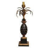 Pineapple Wood Lamp