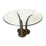 Ethnic Glass top dining table