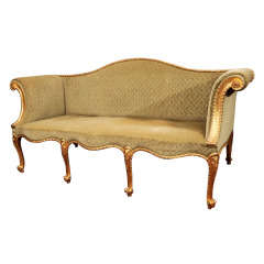A George III Giltwood Sofa In The Manner Of John Cobb