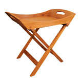 Danish Teak Tray on Stand
