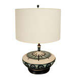 American Ceramic Art Pottery Lamp