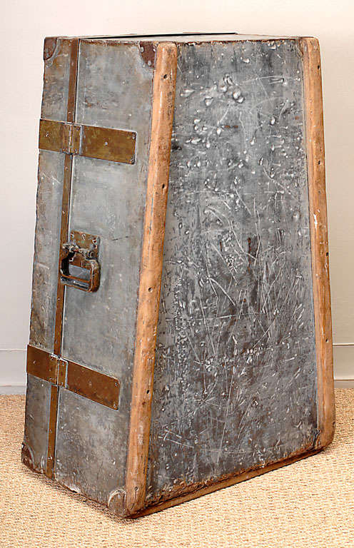 Nautical Zinc Industrial Trunk 1