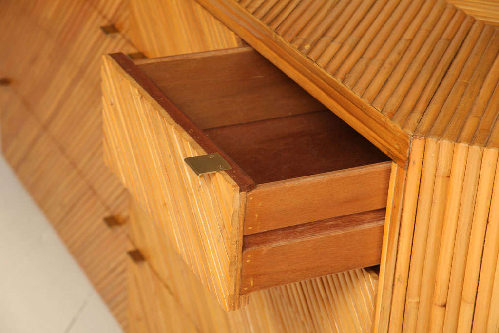 10 Drawer Rattan Cabinet/Dresser 1