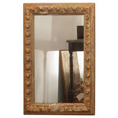 Giltwood Shell Decorated Mirror