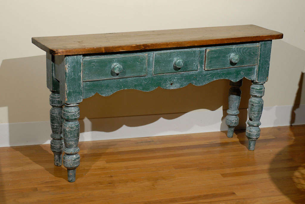 English Painted Server c1880