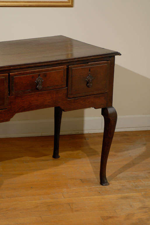 English Oak Lowboy Side Table c1780 For Sale 1
