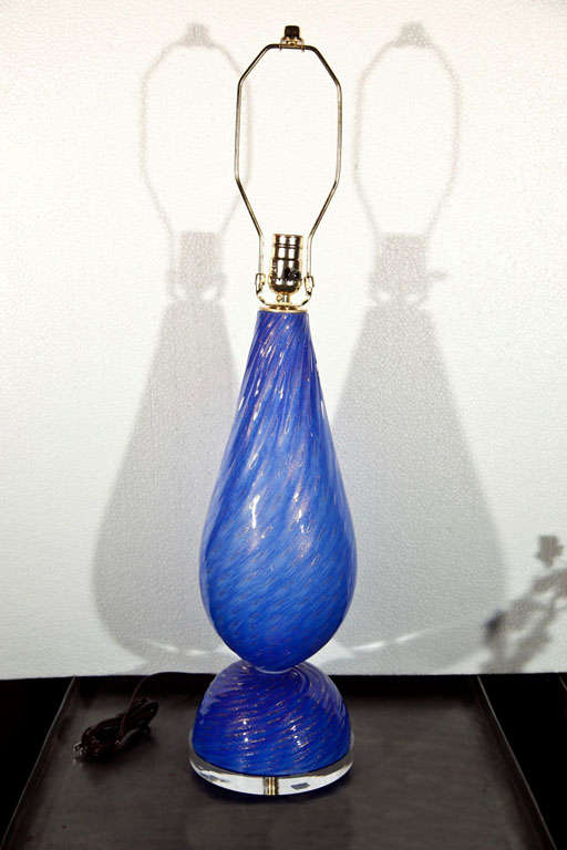 Italian Murano Glass Lamp