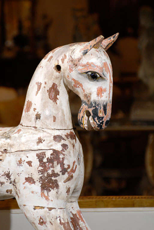 horse sculpture wood
