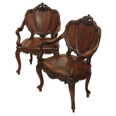  Only One Continental Rosewood Armchair