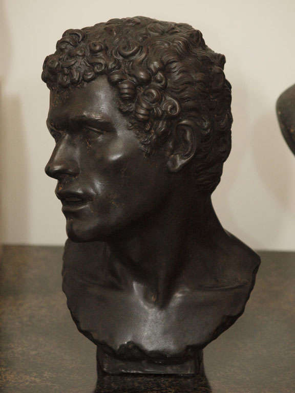 A Collection of Busts in Bronze and Plaster For Sale 2