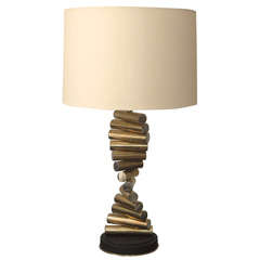 Helix Form Table Lamp by Paul Hanson