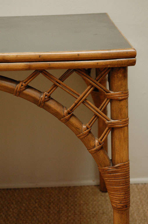 American Vintage Ficks Reed Card Table