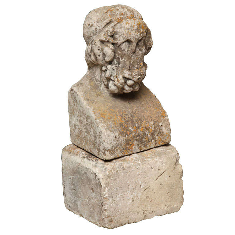 Stone Bust of Homer