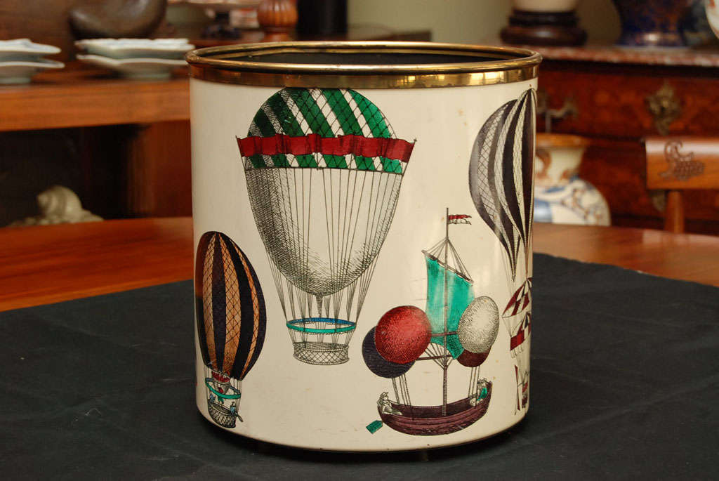 Ballon Fornasetti waster paper basket