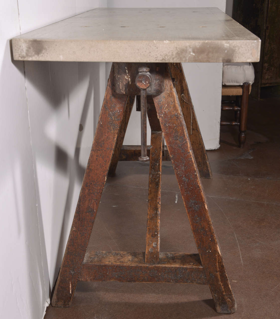 19th Century Antique French Shop Table
