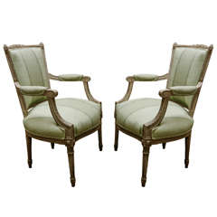 19th Century Louis XVI Arm Chairs