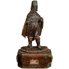 Antique Carved Wood Figure