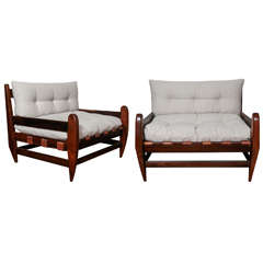 Pair of Armchairs by Jean Gillon