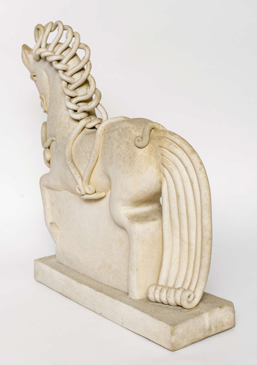 Italian Ceramic Horse by Colette Guedin for Primavera 1