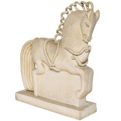 Italian Ceramic Horse by Colette Guedin for Primavera