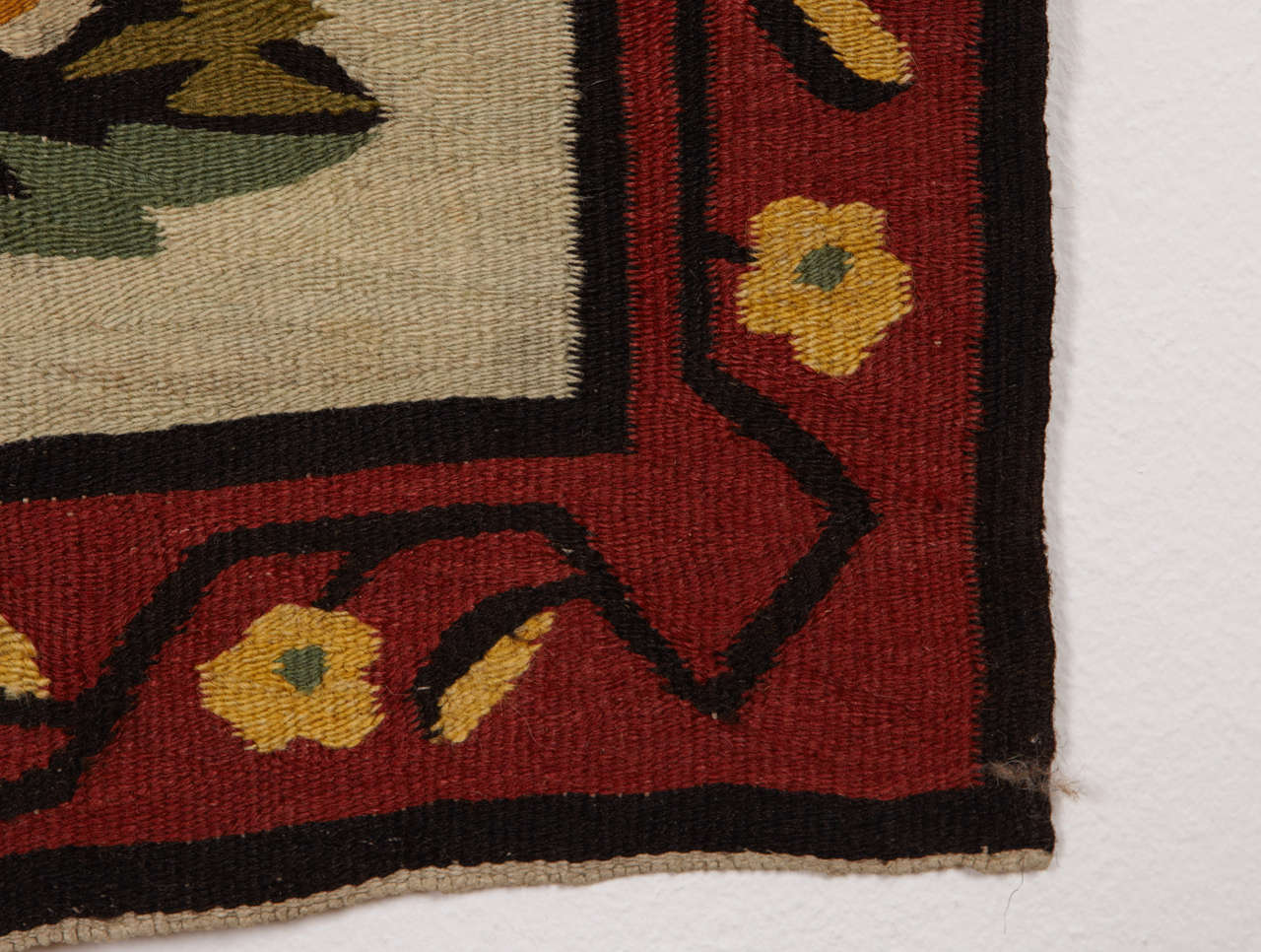 Hand-Woven Pair of Fine Antique Bessarabian Kilim Rugs