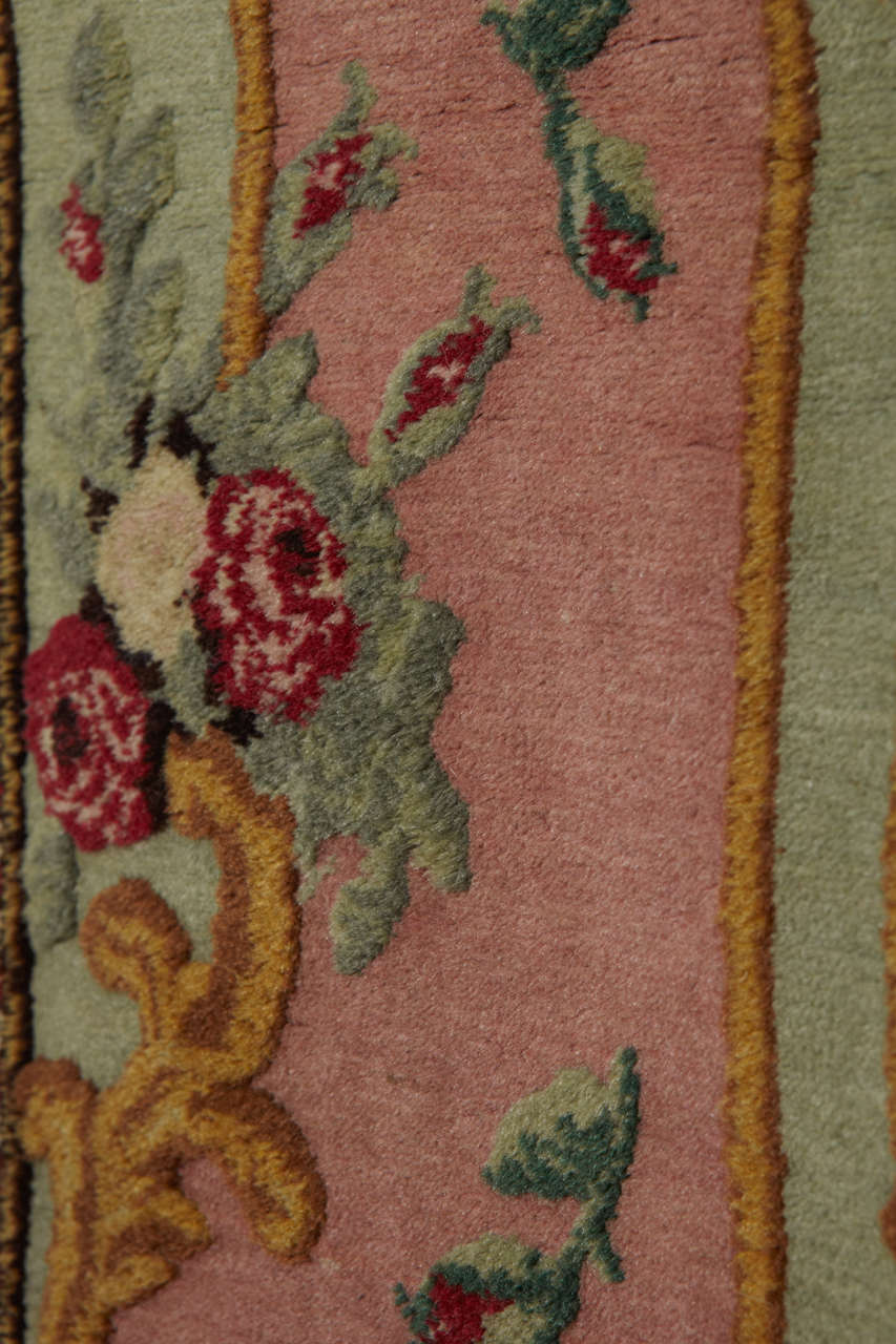 Fine Vintage Wool Hereke Signed Rug, 1930's For Sale at 1stDibs