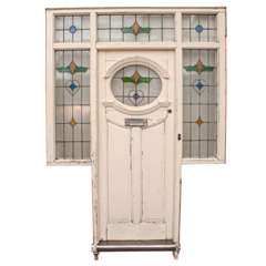 Used Stained Glass Front Door