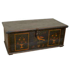 Pine Painted Dower Chest