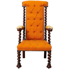 Victoian oak armchair, UK 1890
s