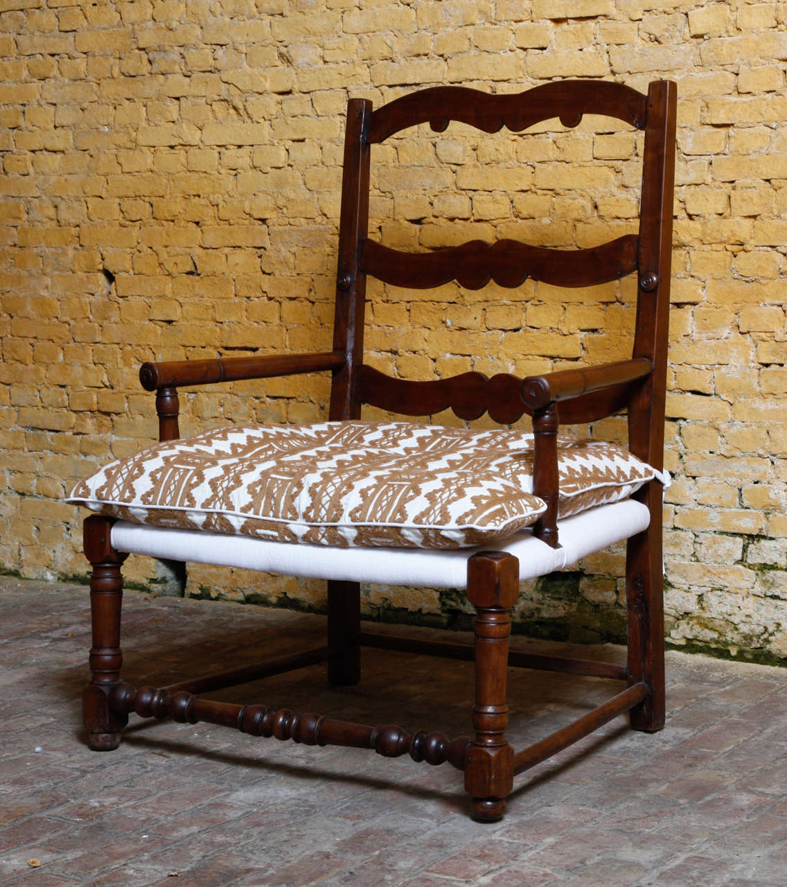 Oversized Provincial armchair