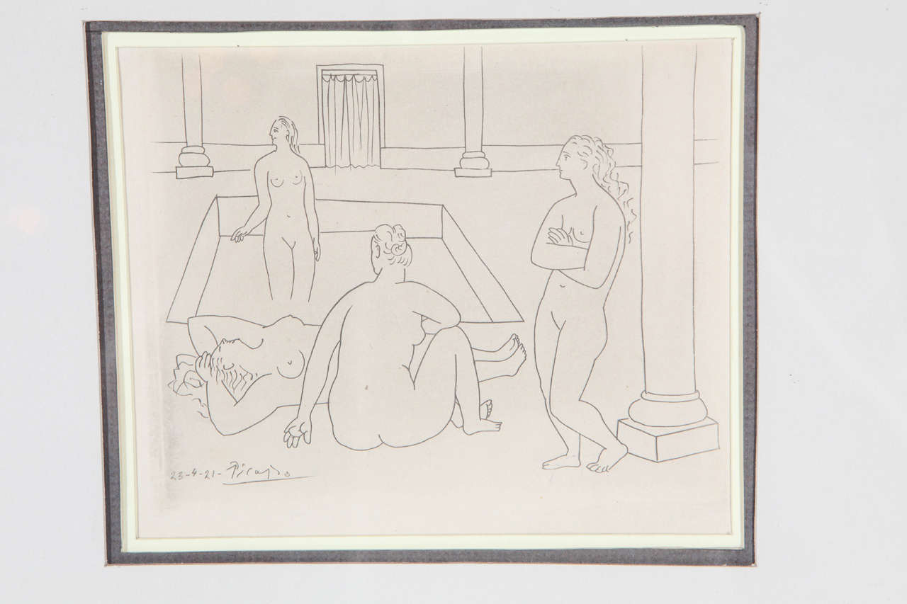 Iconic, Signed and Dated Picasso Etching